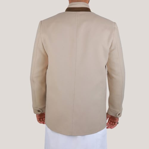 جاكيت رجالي قصير من باتونيا - بيج