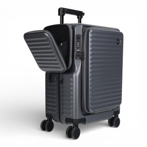 حقيبة سفر من باتونيا - رصاصي