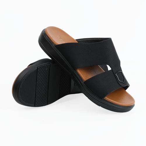 حذاء خليجي من باتونيا - اسود