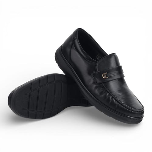 حذاء رسمي من باتونيا - اسود