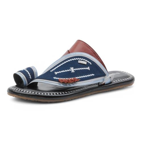 حذاء شرقي من باتونيا - أزرق و سماوي