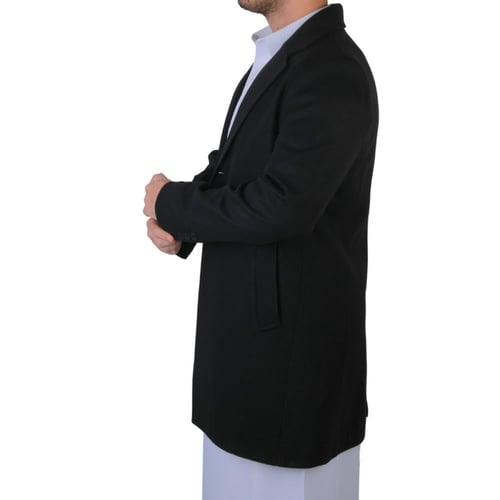 جاكيت رجالي طويل من باتونيا - اسود