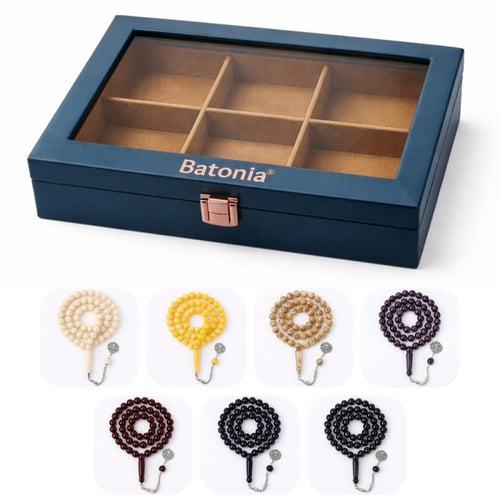 بكج (6) سبح بكلايت من باتونيا + سبحة مجاناً