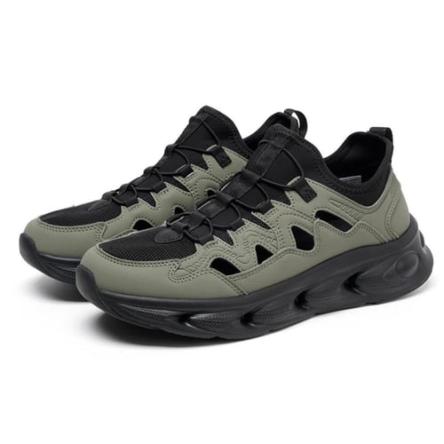 حذاء رياضي من باتونيا - أسود وزيتي