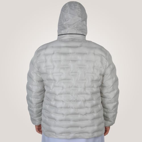 جاكيت رجالي بغطاء للرأس من باتونيا - اوف وايت