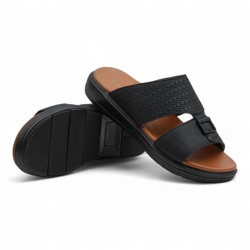 حذاء خليجي من باتونيا - اسود