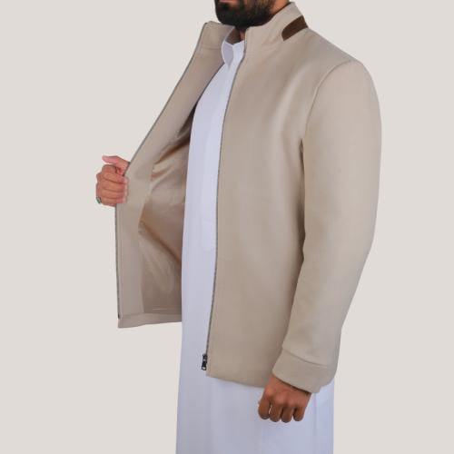 جاكيت رجالي قصير من باتونيا - بيج