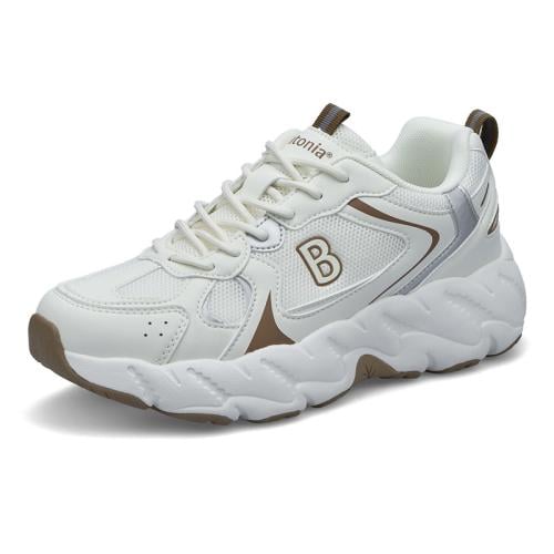 حذاء رياضي رجالي من باتونيا - أبيض و بيج