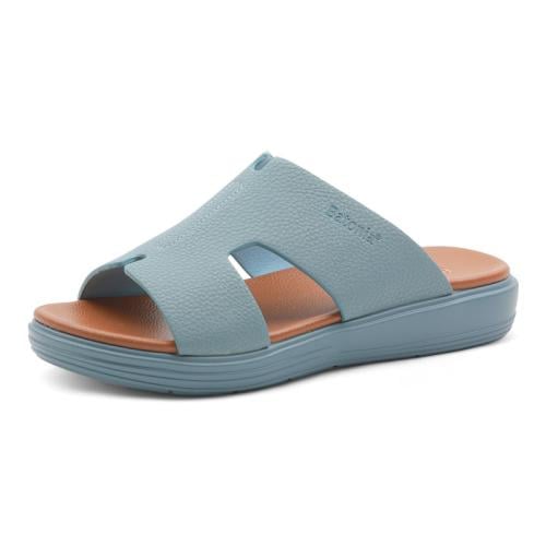 حذاء خليجي من باتونيا - سماوي