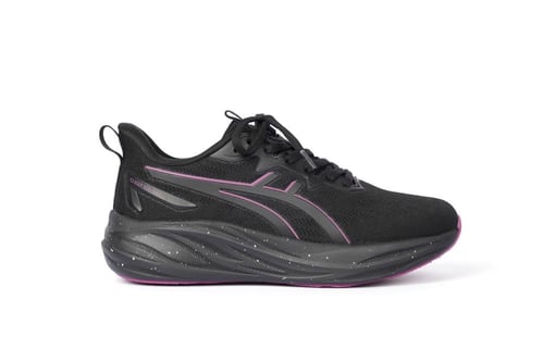 حذاء نسائي رياضي من باتونيا - اسود مع زهري