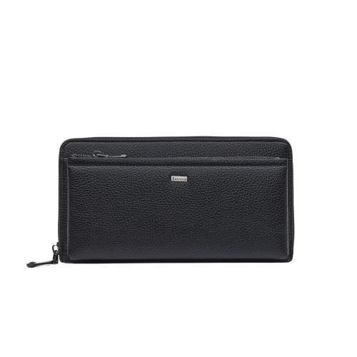 محفظة يد من باتونيا - أسود