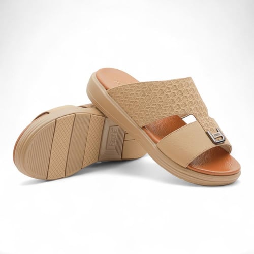 حذاء خليجي من باتونيا - بيج