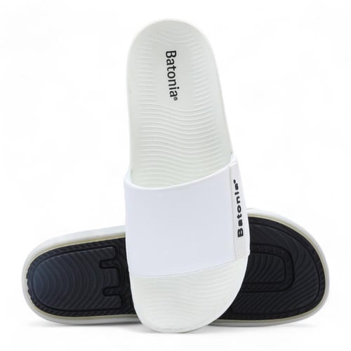 سليبر مريح مقاس كبير رجالي - أبيض