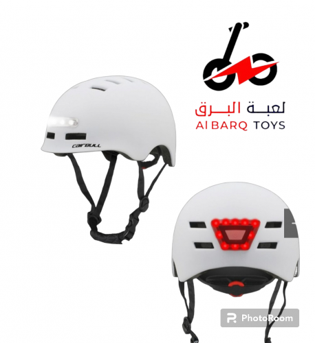 خوذة على إضاءة للدراجات والاسكوترات الكهربائية