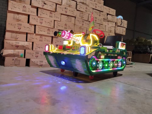 دبابة ملاهي كهربائية