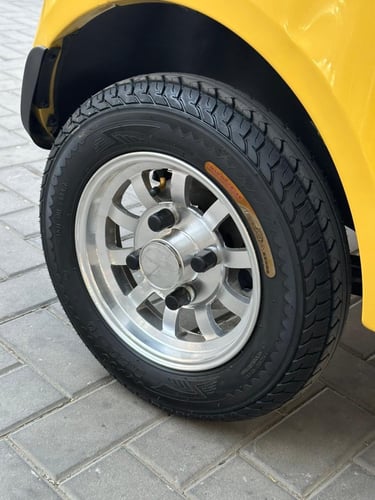 عربة جولف كهربائية بالطاقة الشمسية بطارية ليثيوم