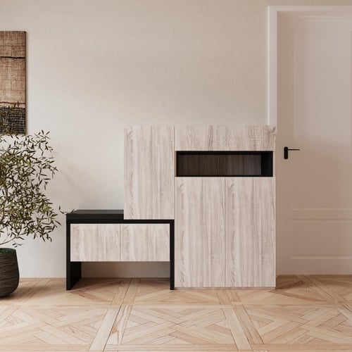 خزانة أحذية مودرن متعددة الوظائف مع مقعد جانبي - ل...