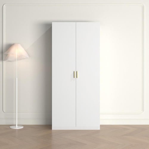 دولاب ملابس بابين ( 2 باب ) - لون أبيض