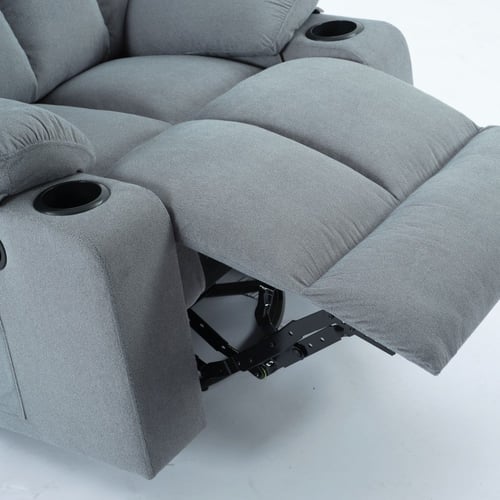 كرسي إسترخاء هزاز ودوار - رمادي