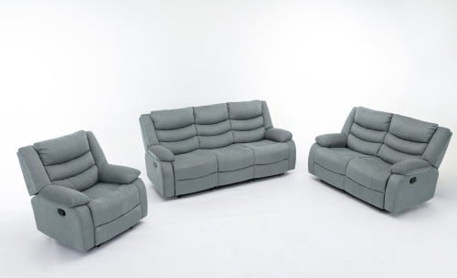 طقم كراسي إسترخاء - 6 أشخاص لون رصاصي