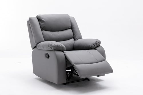 طقم كراسي إسترخاء - 6 أشخاص لون رصاصي