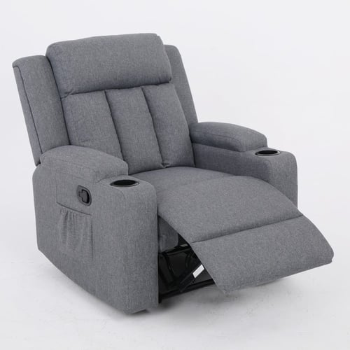 كرسي إسترخاء - رمادي فاتح