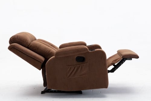 كرسي إسترخاء هزاز ودوار - بني