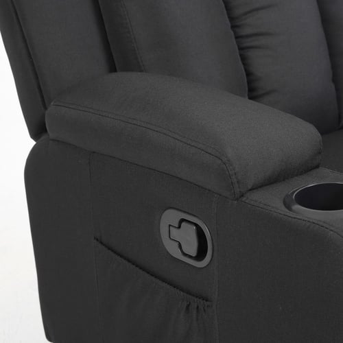 كرسي إسترخاء هزاز ودوار 360 درجة - أسود