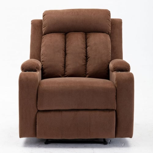 كرسي إسترخاء هزاز ودوار - بني