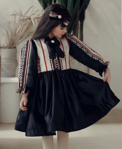 فستان السدو الاسود