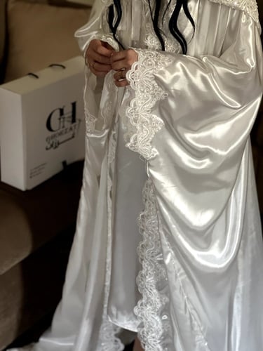 عباية عروس دنتل