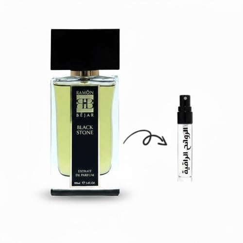 عينة عطر رامون بيجار بلاك ستون اكسترات دي بارفيوم