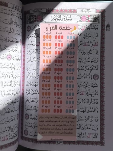 ختمة القرآن الكريم درزن ١٢ حبة