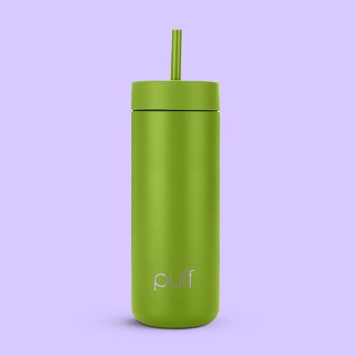 حافظة قهوة بف سيبي لون ماتشا مطفي PUFF