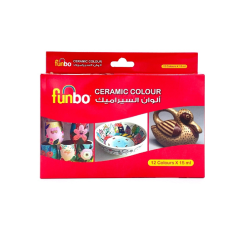 طقم 12 لون سيراميك 15 مل فامبو