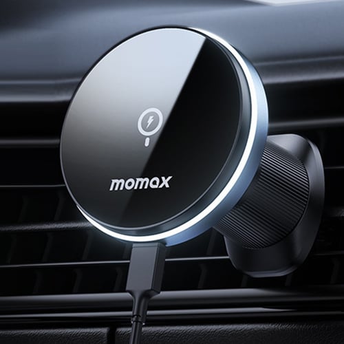 حامل جوال وشاحن لاسلكي موماكس مغناطيسية لتثبيت اله...