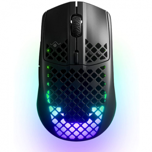 فأرة إحترافية ستيل سيرياس أيروكس 3 أسود الاسلكية