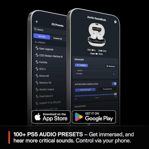 سماعة ستيل سيريس اصدار Arctic GameBuds اللاسلكية أ...