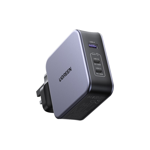 شاحن يو جرين جداري 140 واط مدخلين بتقنية PD ومدخل...