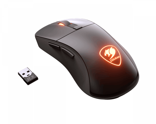 فأرة إحترافية كوجر سيربشين ار اكس أسود اللاسلكية