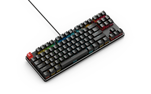 كيبورد ميكانيكي جلورويس الحجم المتوسط أسود