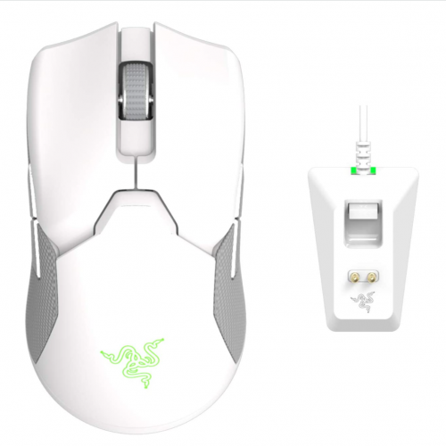 فأرة إحترافية ريزر فايبر ألتيمت اللاسلكية أبيض مع...