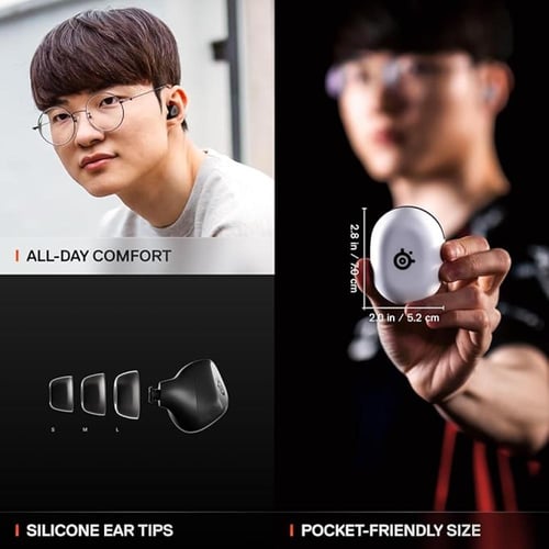 سماعة ستيل سيريس اصدار Arctic GameBuds اللاسلكية أ...