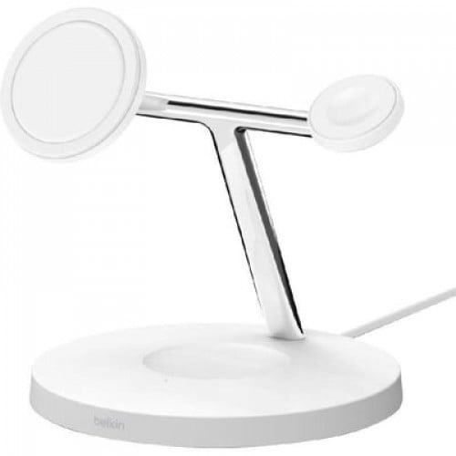 شاحن بيلكن وايرلس MagSafe بوست تشارج برو 3 في 1 -...