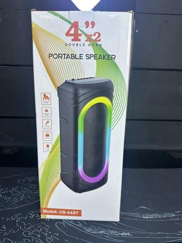 سماعة اسبيكر مع اضاءة rgb