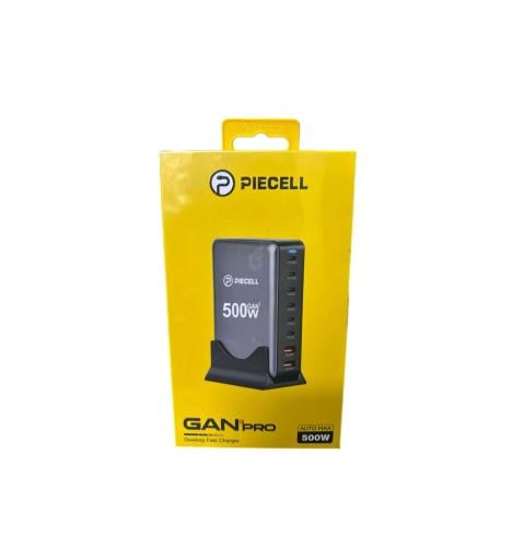 PIECELL GaN Pro – شاحن مكتبي سريع بقدرة 500 واط