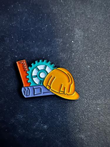 ملصق معدني معدات المهندس