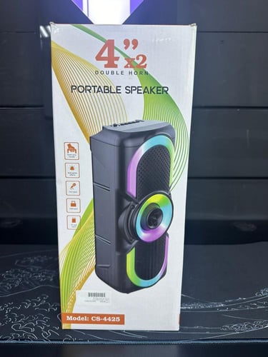 سماعة اسبيكر مع اضاءة rgb