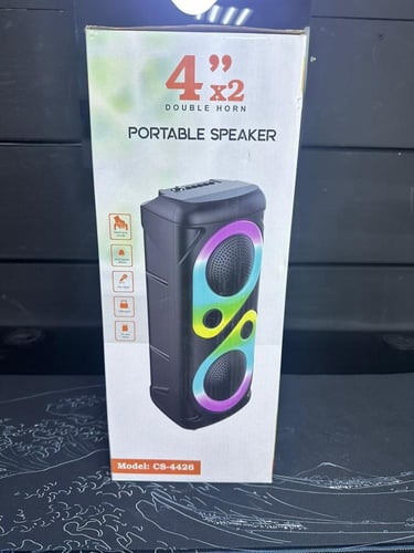 سماعة اسبيكر مع اضاءة rgb