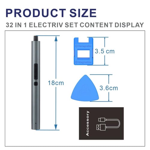 مفك كهربائي متعدد الاستخدامات 32 في 1 من ATOUR